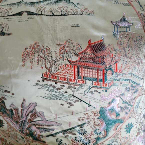 Vintage Silk Brocade accent pillow covers - Picture 3 of 9